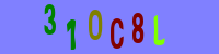 Blue Captcha Image